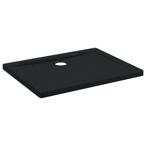 vidaXL Zuhany Alap T&aacute;lca Dots-szal 90 x 70 x 4 cm ABS Fekete