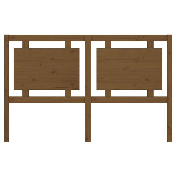 vidaXL m&eacute;zbarna t&ouml;m&ouml;r fenyőfa &aacute;gyfejt&aacute;mla 155,5x4x100 cm