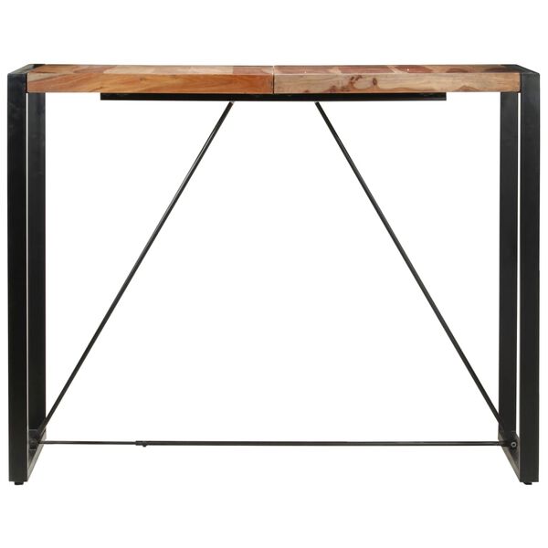 vidaXL t&ouml;m&ouml;r ak&aacute;cf&aacute;b&oacute;l b&aacute;rasztal 140 x 70 x 110 cm