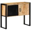 vidaXL Konzolszekr&eacute;ny 90x35x75 cm T&ouml;m&ouml;r durva fa mang&oacute;