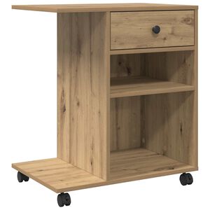 vidaXL Nyomtat&oacute;&aacute;llv&aacute;ny K&eacute;zműves T&ouml;lgy sz&iacute;nű 60 x 40 x 68,5 cm