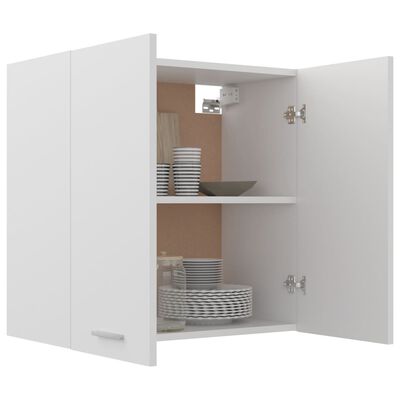 vidaXL fehér forgácslap függő szekrény 60 x 31 x 60 cm