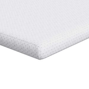 vidaXL Matrac topper Feh&eacute;r 70 x 200 cm Jacquard Sz&ouml;vet