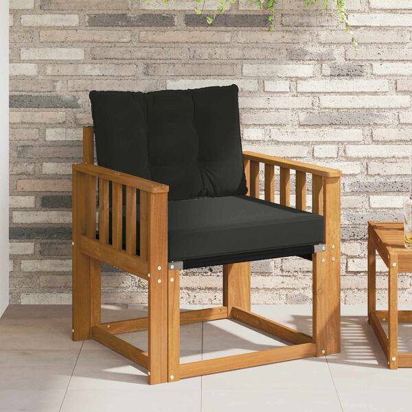 vidaXL 2 Darab K&uuml;lt&eacute;ri kanap&eacute; szett T&ouml;m&ouml;r ak&aacute;cfa &eacute;s textil&eacute;n