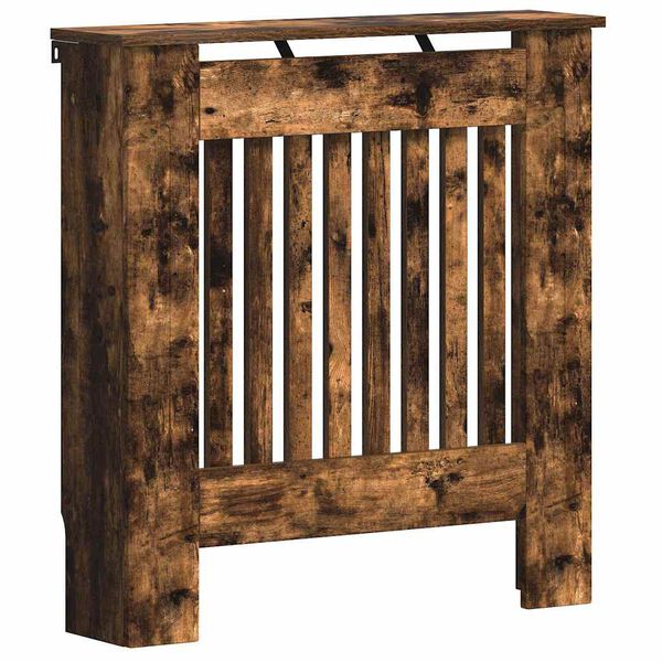 vidaXL Radi&aacute;tor fedez&eacute;k F&uuml;st&ouml;lt t&ouml;lgy 78 x 19 x 81,5 cm Faanyag