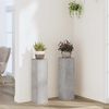 vidaXL 2 db betonsz&uuml;rke szerelt fa n&ouml;v&eacute;nytart&oacute; &aacute;llv&aacute;ny 17 x 17 x 60 cm