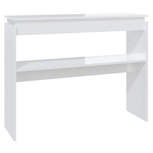 vidaXL magasf&eacute;nyű feh&eacute;r szerelt fa t&aacute;lal&oacute;asztal 102 x 30 x 80 cm