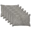 vidaXL P&aacute;rna 6 db HOUTEN Vil&aacute;gossz&uuml;rke 40 x 60 cm Mikrosz&aacute;las Pl&uuml;ss