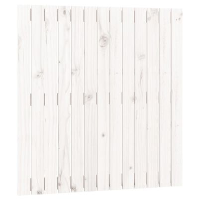 vidaXL fehér tömör fenyőfa fali fejtámla 82,5x3x90 cm