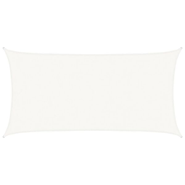 vidaXL fehér HDPE napvitorla 160 g/m² 4 x 7 m