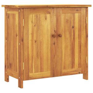 vidaXL t&ouml;m&ouml;r ak&aacute;cfa kerti szekr&eacute;ny 75 x 35 x 70 cm