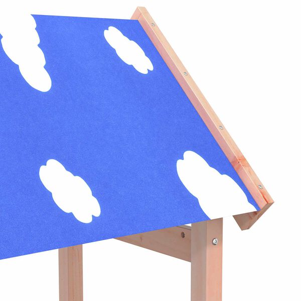 vidaXL J&aacute;t&eacute;k Torny Barna 52,5 x 46,5 x 195 cm Szil&aacute;rd Douglas Fa