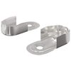 vidaXL Szekr&eacute;ny r&uacute;d tart&oacute; 2 db Feh&eacute;r Cink 40 x 18 x 10 mm Vas