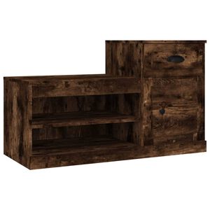 vidaXL f&uuml;st&ouml;s t&ouml;lgy sz&iacute;nű szerelt fa cipősszekr&eacute;ny 100x42x60 cm