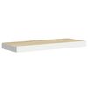 vidaXL 4 db t&ouml;lgysz&iacute;nű &eacute;s feh&eacute;r MDF lebegő fali polc 60x23,5x3,8 cm