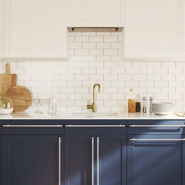 vidaXL 10 db ez&uuml;st rozsdamentes ac&eacute;l szekr&eacute;nyfoganty&uacute; 480 mm