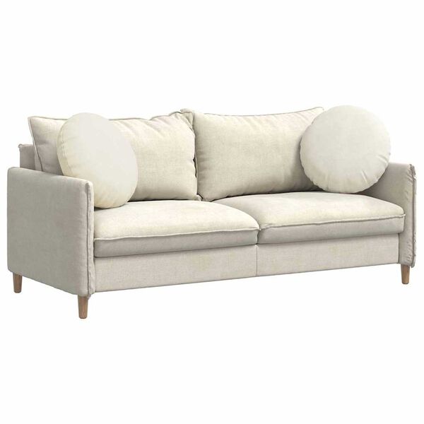 vidaXL &Uuml;lőp&aacute;rn&aacute;k 2 pcs Kr&eacute;m &Oslash; 40 x 13 cm B&aacute;rsony