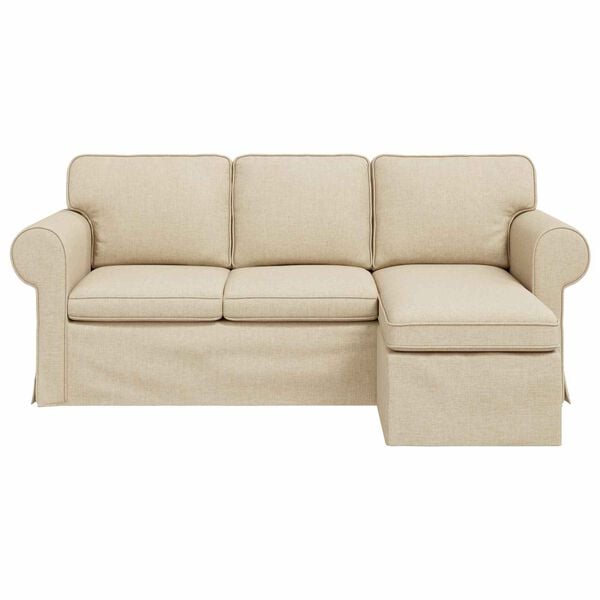 vidaXL Kanap&eacute; Kr&eacute;m