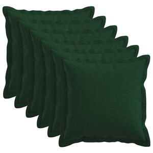 vidaXL P&aacute;rna huzat 6 db HOUTEN S&ouml;t&eacute;tz&ouml;ld 30 x 30 cm Műlensz&ouml;vet