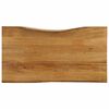 vidaXL t&ouml;m&ouml;r mang&oacute;fa term&eacute;szetes &eacute;lű asztallap 110 x 60 x 2,5 cm