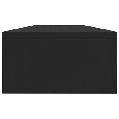 vidaXL fekete forgácslap monitorállvány 100 x 24 x 13 cm