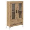 vidaXL Magasfi&uacute; Artisan t&ouml;lgy 69,5 x 31 x 115 cm Szerelt Fa
