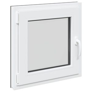 vidaXL Pinceablak RISOR 50 x 50 cm PVC &eacute;s &Uuml;veg Antracitsz&uuml;rke