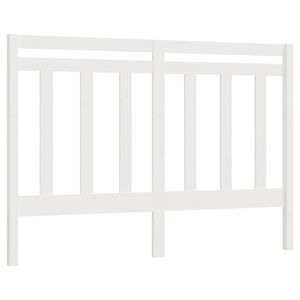 vidaXL feh&eacute;r t&ouml;m&ouml;r fenyőfa &aacute;gyfejt&aacute;mla 156 x 4 x 100 cm
