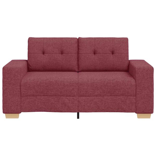 vidaXL borv&ouml;r&ouml;s sz&ouml;vet loveseat kanap&eacute; 160x77x82 cm