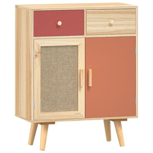 vidaXL szerelt fa t&aacute;lal&oacute;szekr&eacute;ny fi&oacute;kokkal 60 x 30 x 75,5 cm