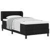 vidaXL Boxrug&oacute;s &aacute;gy fejt&aacute;ml&aacute;val Fekete 90 x 190 cm sz&ouml;vet