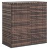 vidaXL barna polyrattan kerti párnatartó doboz 100 x 49 x 103,5 cm