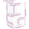 vidaXL kr&eacute;msz&iacute;nű macskakapar&oacute;fa emelv&eacute;nyekkel 98,5 cm