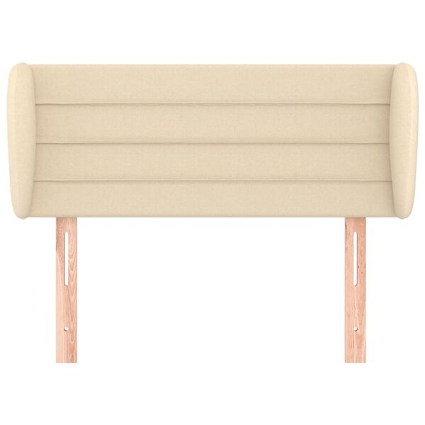 vidaXL kr&eacute;msz&iacute;nű sz&ouml;vet fejt&aacute;mla sz&aacute;rnyakkal 83x23x78/88 cm