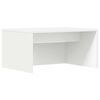 vidaXL Falra szerelhető &iacute;r&oacute;asztal Feh&eacute;r Szerelt Fa 60 x 45 x 30 cm