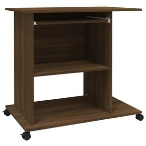 vidaXL barna t&ouml;lgysz&iacute;nű szerelt fa sz&aacute;m&iacute;t&oacute;g&eacute;pasztal 80 x 50 x 75 cm