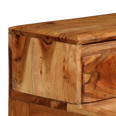 vidaXL tömör fa fiókos íróasztal 88 x 50 x 90 cm