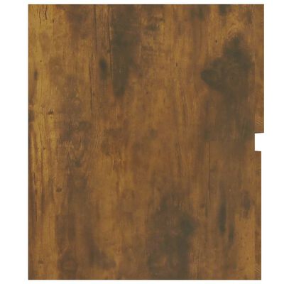 vidaXL füstös tölgy színű szerelt fa mosdószekrény 80 x 38,5 x 45 cm