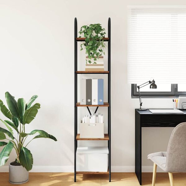 vidaXL K&ouml;nyvespolc &Ouml;reg fa 40 x 30 x 183 cm Faanyag