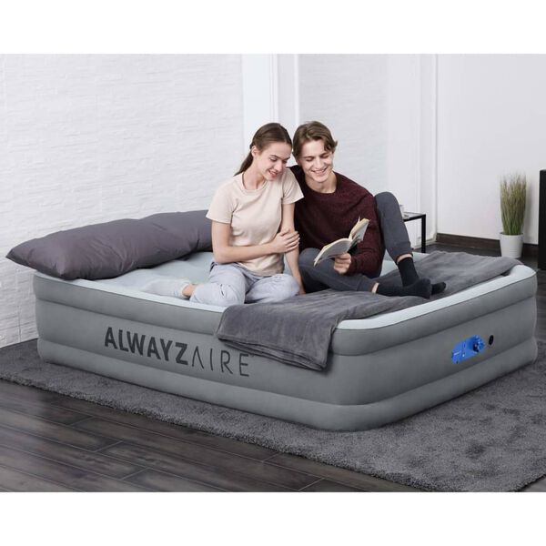 Bestway AlwayzAire sz&uuml;rke k&eacute;tszem&eacute;lyes felf&uacute;jhat&oacute; matrac 203x152x46 cm