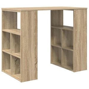 vidaXL Asztal Sonoma t&ouml;lgy Szerelt Fa 90 x 50 x 75 cm