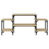 vidaXL sonoma tölgyszínű szerelt fa TV-szekrény 117x35x52 cm