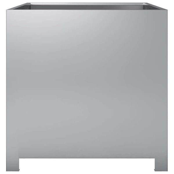 vidaXL horganyzott ac&eacute;l kerti vir&aacute;gtart&oacute; 50 x 50 x 50 cm