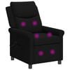 vidaXL D&ouml;nthető massz&aacute;zsfotel Fekete 69 x 93 x 102 cm Sz&ouml;vet