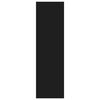 vidaXL fekete forg&aacute;cslap k&ouml;nyvszekr&eacute;ny/t&eacute;relv&aacute;laszt&oacute; 40 x 30 x 103 cm
