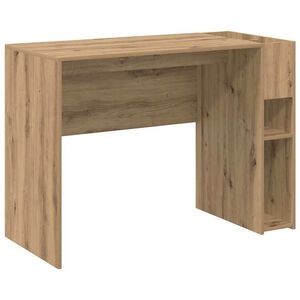 vidaXL Asztal Artisan t&ouml;lgy Szerelt Fa 109 x 50 x 78 cm