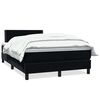 vidaXL fekete b&aacute;rsony rug&oacute;s &aacute;gy matraccal 120x210 cm