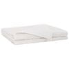 vidaXL S&uacute;lyozott takar&oacute; Feh&eacute;r 220 x 235 cm 11 kg 100% Pamut 205T