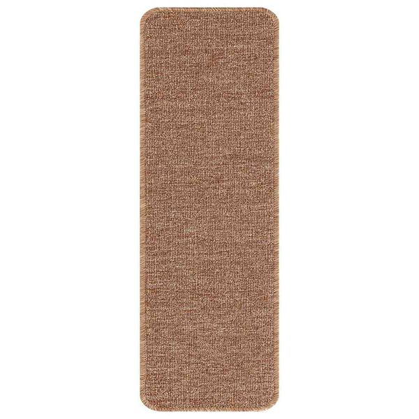 vidaXL Csúszásmentes Lépcsőszőnyegek 15 pcs Sárga 60 x 25 cm PP