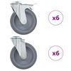 vidaXL 12 db h&aacute;tfuratos &ouml;nbe&aacute;ll&oacute; g&ouml;rgő 125 mm